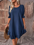 Joan Collection | Tummy Covering Sundress with Ruffle Details | Breezy Comfort for Effortless Summer Style 0