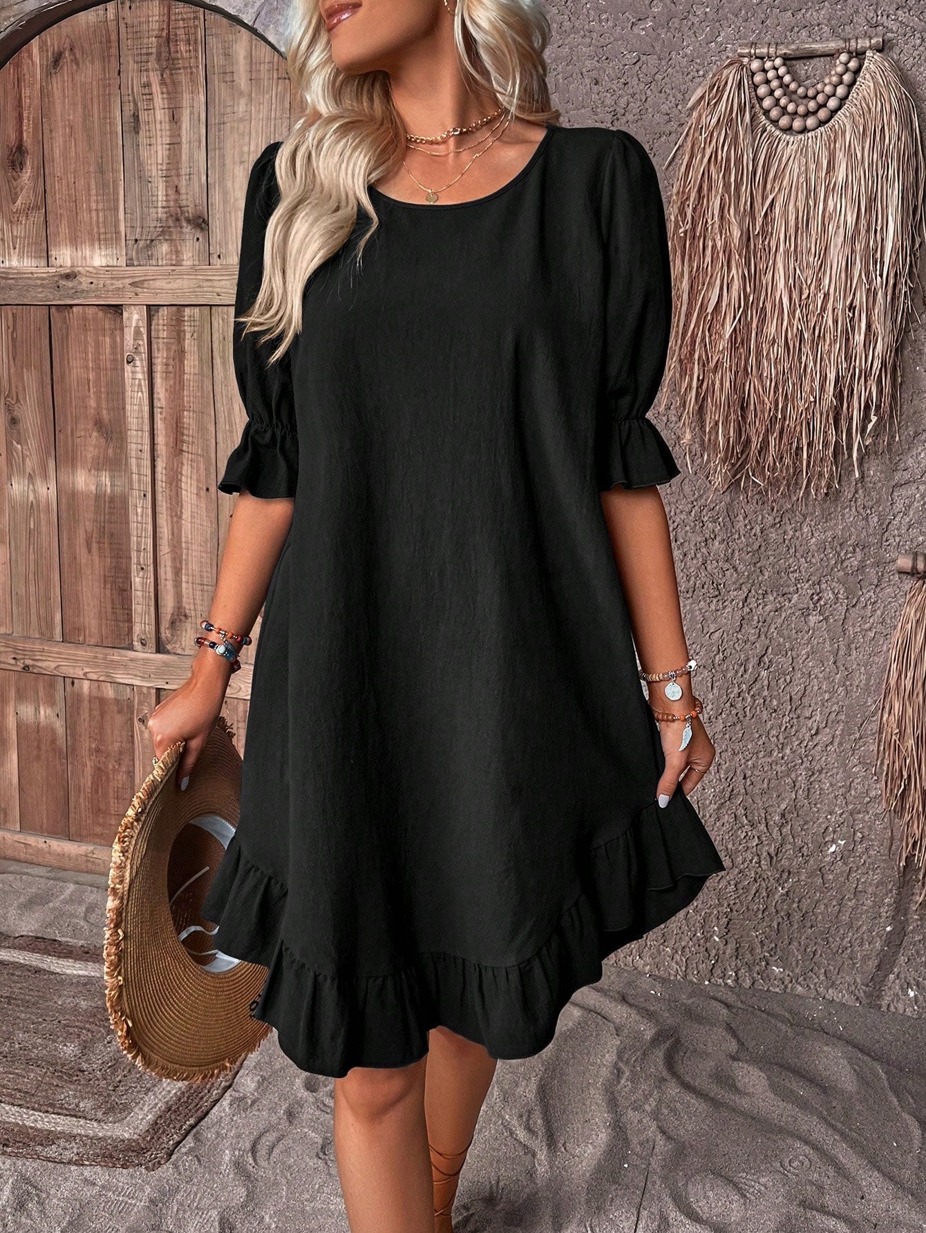 Joan Collection | Tummy Covering Sundress with Ruffle Details | Breezy Comfort for Effortless Summer Style 3