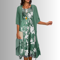 Judith™ | Women's Set 2-Piece with Lightweight Blouse & Flowy Dress | Effortless Style for Any Occasion 0