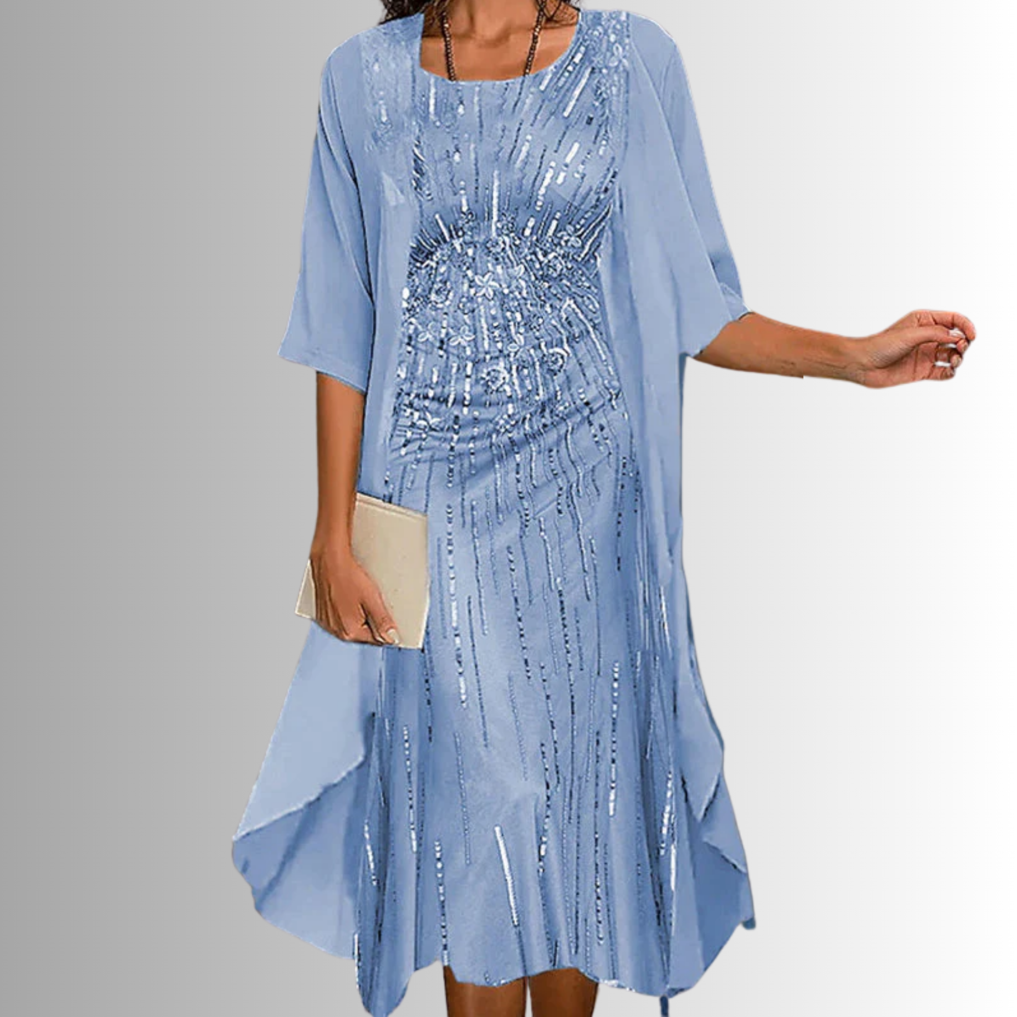 Judith™ | Women's Set 2-Piece with Lightweight Blouse & Flowy Dress | Effortless Style for Any Occasion 3