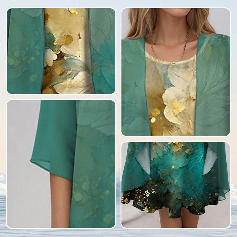 Judith™ | Women's Set 2-Piece with Lightweight Blouse & Flowy Dress | Effortless Style for Any Occasion 7
